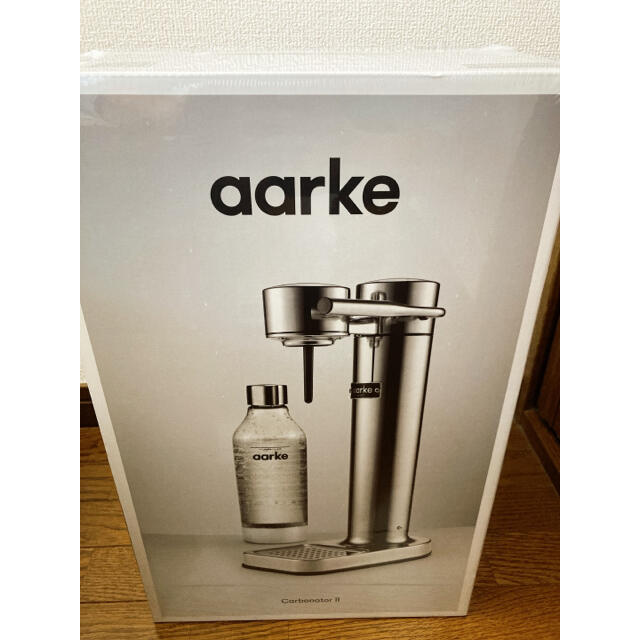 新品未開封】アールケ カーボネーターII AARKE スチールシルバー 新品未開封】アールケ カーボネーターII AARKE スチールシルバー