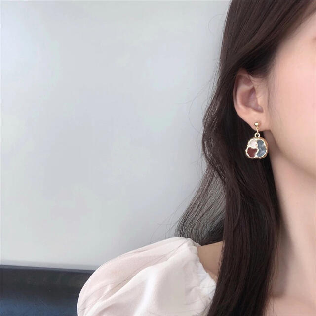 S925 ピアス81# イアリング ゴールド バロック レディースのアクセサリー(ピアス)の商品写真