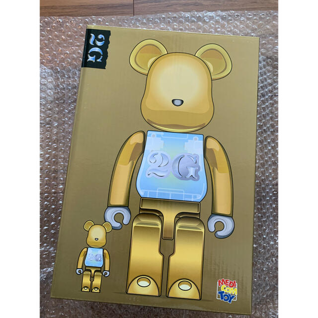 BE@RBRICK 2G REVERSE 400％ ＆100% GOLDゴールド-