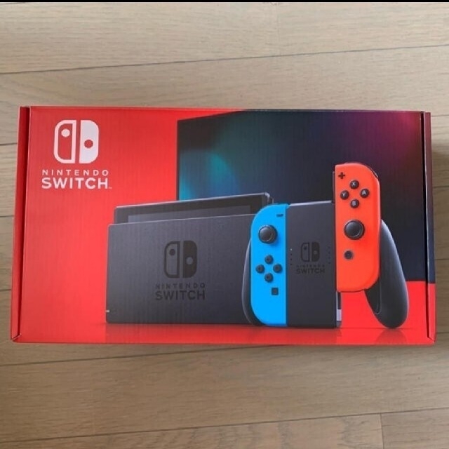 Nintendo Switch(ニンテンドースイッチ)の新品未開封  Nintendo Switch本体  ネオン  新モデル エンタメ/ホビーのゲームソフト/ゲーム機本体(家庭用ゲーム機本体)の商品写真