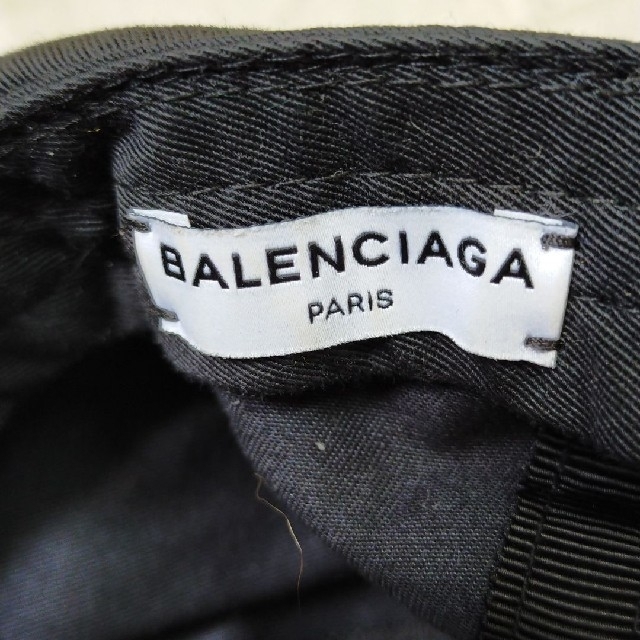 Balenciaga(バレンシアガ)のバレンシアガ　ベースボールキャップ　ブラック メンズの帽子(キャップ)の商品写真