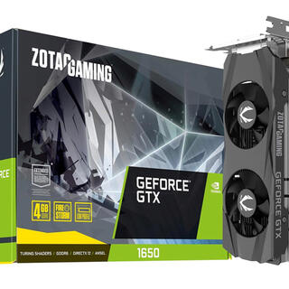 新品未開封品 ZOTAC GeForce GTX 1650 LP GDDR6 (PCパーツ)