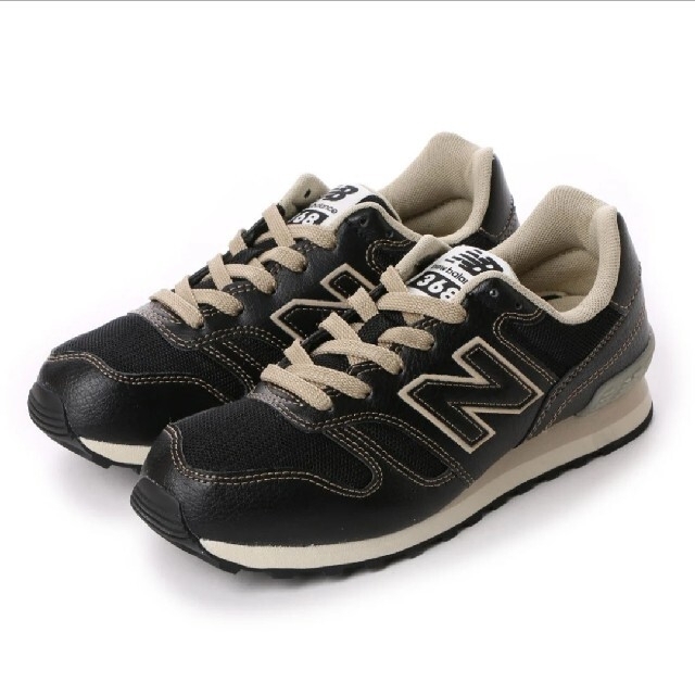 new balance スニーカーW368JBK 2E 24.5 ブラック - スニーカー