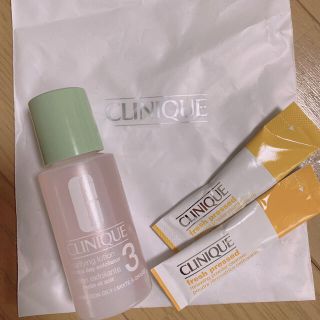 クリニーク(CLINIQUE)のCLINIQUE 拭き取り化粧水お試し(サンプル/トライアルキット)