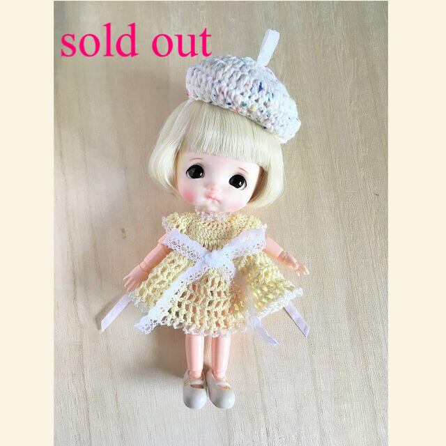 sold out オビツ１１サイズ　★ベレー帽のみ　アウトフィット　服　№２５