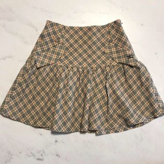 バーバリー(BURBERRY)のBURBERRY  バーバリー　ノバチェックスカート 36(ミニスカート)