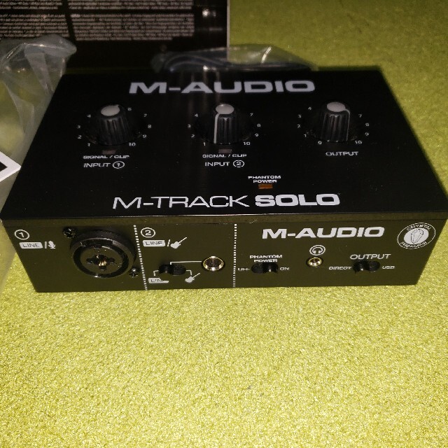 M-AUDIO エムオーディオ M-Track Solo 楽器のDTM/DAW(オーディオインターフェイス)の商品写真