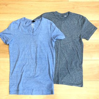 ザラ(ZARA)のZARA 半袖Tシャツ　霜降り柄　２枚セット(Tシャツ/カットソー(半袖/袖なし))