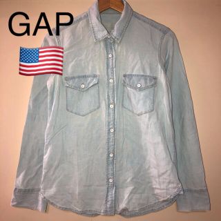 ギャップ(GAP)のGAP デニムシャツ　新品未使用(Tシャツ(長袖/七分))