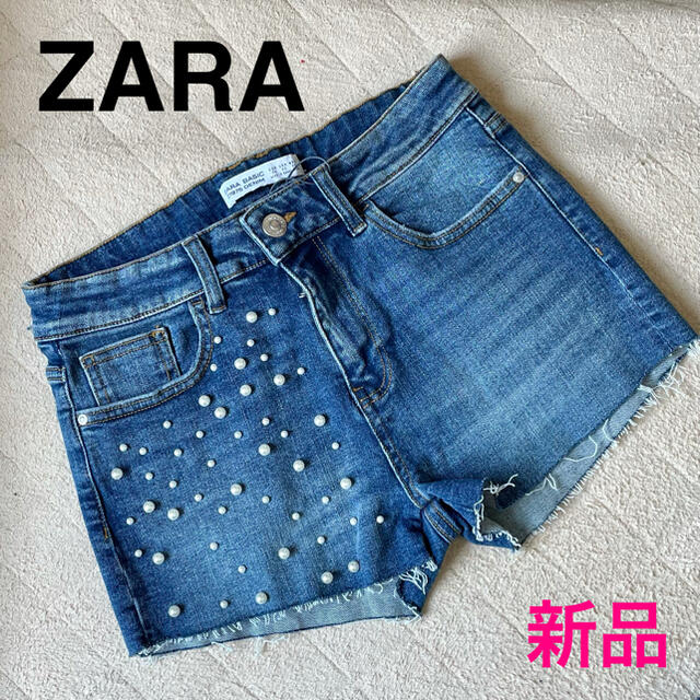 ZARA(ザラ)の新品ストレッチデニム　ショートパンツ　ZARA レディースのパンツ(ショートパンツ)の商品写真