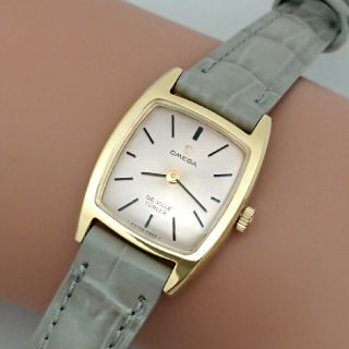 オメガ(OMEGA)のOH済 1969年製 オメガ デビル チューラー Wネーム レディース 極美品(腕時計)