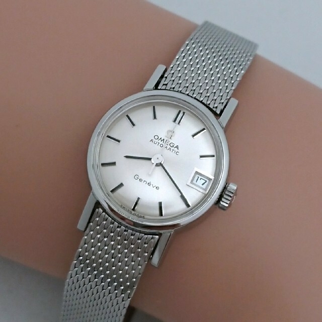 OMEGA(オメガ)のOH済 1969年製 オメガ ジュネーブ レディース自動巻き デイト表示 極美品 レディースのファッション小物(腕時計)の商品写真