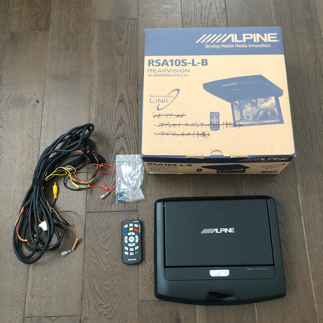 ALPINE 10.1型WVSVGAリアビジョン RSA10S-L-B-