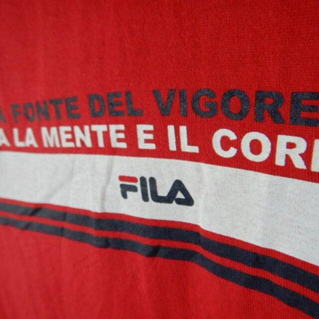 FILA(フィラ)のo2660　FILA　半袖　ボーダー　プリント　デザイン　tシャツ メンズのトップス(Tシャツ/カットソー(半袖/袖なし))の商品写真