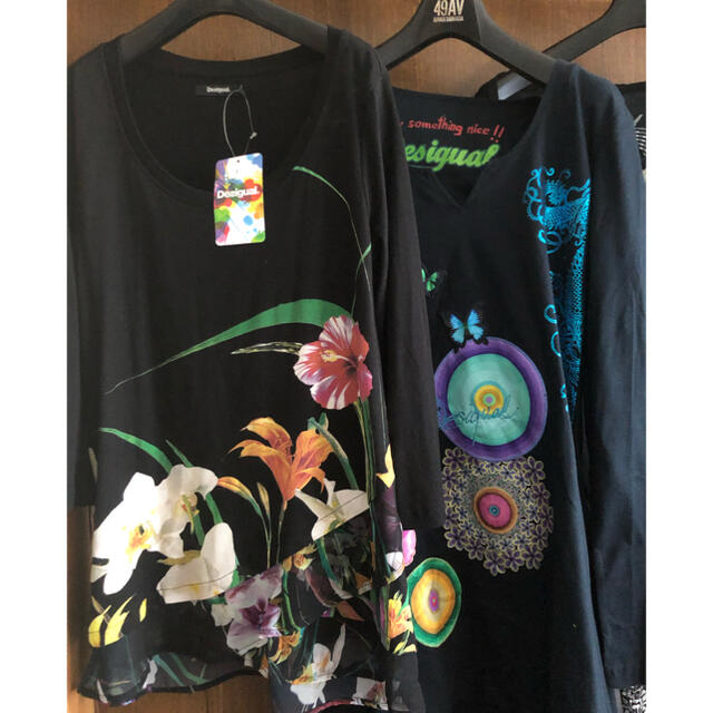 DESIGUAL(デシグアル)の『専用』デシグアル3点カットソー&ワンピース(未使用品) レディースのトップス(カットソー(長袖/七分))の商品写真