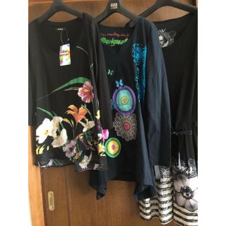 デシグアル(DESIGUAL)の『専用』デシグアル3点カットソー&ワンピース(未使用品)(カットソー(長袖/七分))