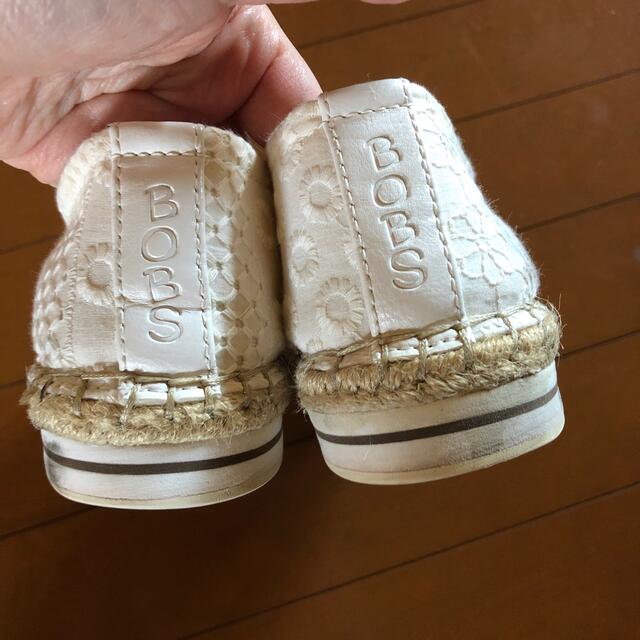 SKECHERS(スケッチャーズ)のほぼ新品！スケッチャーズのBOBS 可愛いちょっと靴底厚め3cmサイズ24cm レディースの靴/シューズ(スニーカー)の商品写真