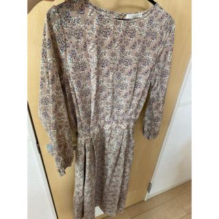 ショコラフィネローブ(chocol raffine robe)の【ショコララフィネローブ】小花柄ワンピース(ひざ丈ワンピース)