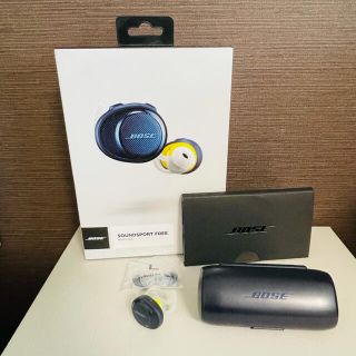 ボーズ(BOSE)の【片耳(左)】BOSEワイヤレスイヤホン＋充電ケース(ヘッドフォン/イヤフォン)