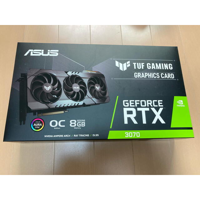 PCパーツNVIDIA GeForce RTX3070 ASUS TUF GAMING