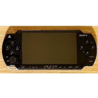プレイステーションポータブル(PlayStation Portable)のpsp-2000 ブラック本体　動作確認済です。(携帯用ゲーム機本体)