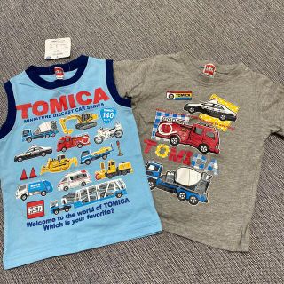 タカラトミー(Takara Tomy)のトミカTシャツ　100センチセット(Tシャツ/カットソー)