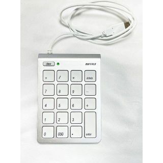 iBUFFALO テンキーボード Mac用 USB接続  BSTK08MSV(PC周辺機器)