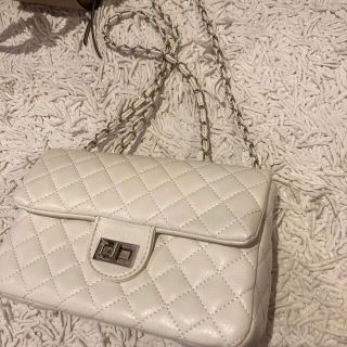 ♡sショップ様専用　　チェーンバック　白　CHANELタイプ(ハンドバッグ)