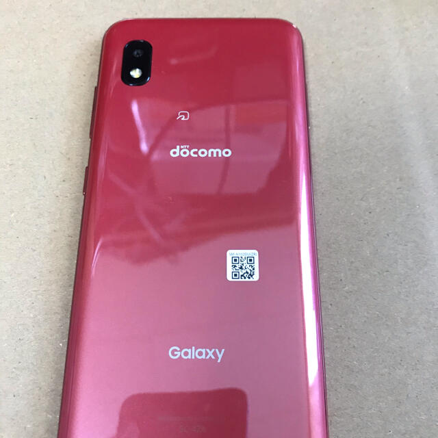 Galaxy(ギャラクシー)のGalaxy A21 SC-42A  レッド　docomo  simロック解除 スマホ/家電/カメラのスマートフォン/携帯電話(スマートフォン本体)の商品写真