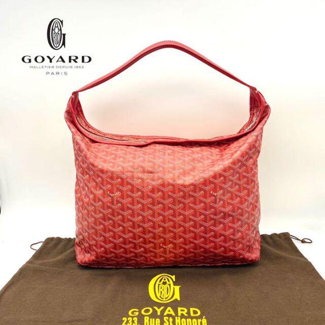 極美品 GOYARD ゴヤール サンルイ ショルダーバッグ レッド 赤