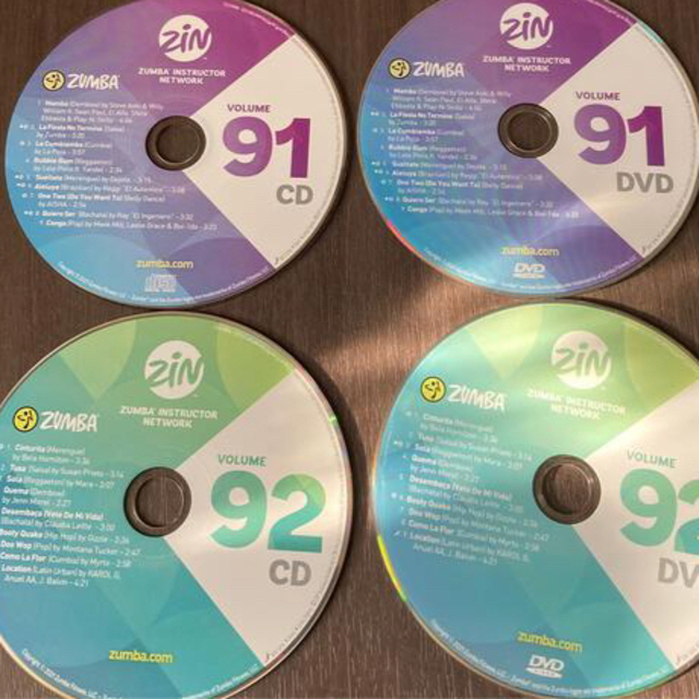 Zumba CD  DVD No91〜92 megamix CD No79〜82