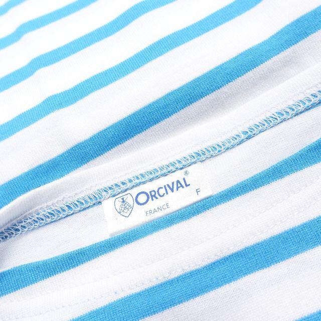ORCIVAL(オーシバル)のORCIVAL　シャツ　マリンブルー/ボーダー レディースのトップス(Tシャツ(半袖/袖なし))の商品写真
