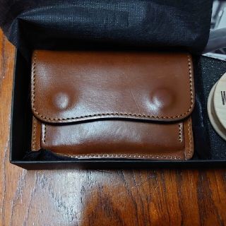 ワイルドスワンズ　タング　旧スワンズロゴ　サドル　キャメル(コインケース/小銭入れ)