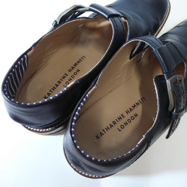 KATHARINE HAMNETT(キャサリンハムネット)のキャサリンハムネット　サンダル　モンクストラップ　24.5㎝　QJ020 レディースの靴/シューズ(サンダル)の商品写真