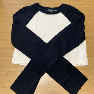 ザラ(ZARA)のZARA クロップド丈　長袖(Tシャツ(長袖/七分))