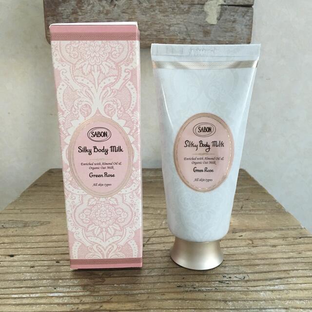 SABON(サボン)のSABON シルキーボディミルク　グリーン ローズ200ml コスメ/美容のボディケア(ボディローション/ミルク)の商品写真