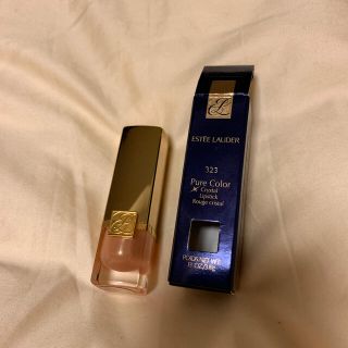 エスティローダー(Estee Lauder)の【お値下げ】ピュアクリスタルシアーリップスティック323(口紅)