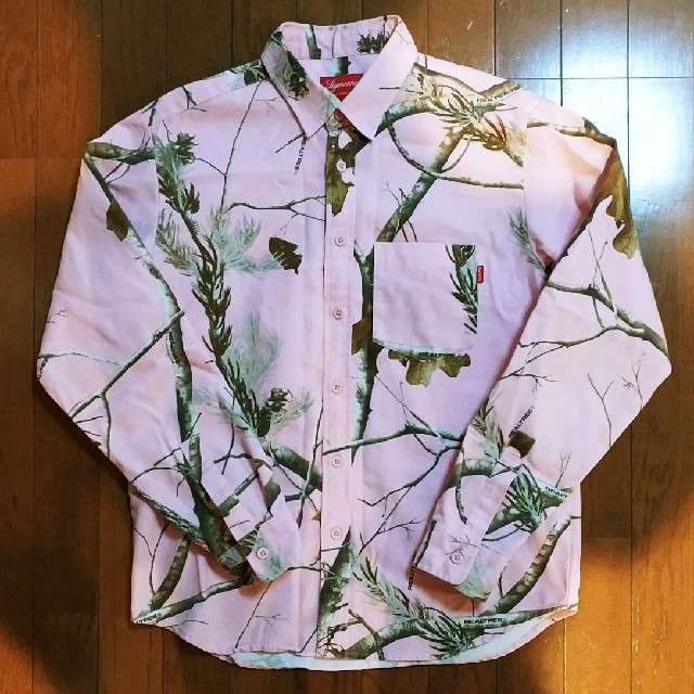 Supreme(シュプリーム)の17aw Supreme Realtree Camo ピンク 迷彩 S メンズのトップス(シャツ)の商品写真