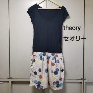 セオリー(theory)のセオリー　コットンシルクワンピース　チュニック(ミニワンピース)