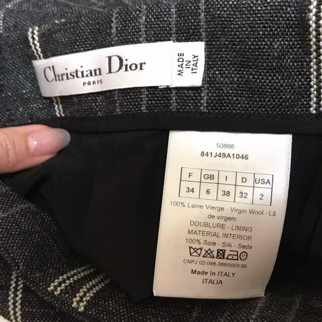 Christian Dior(クリスチャンディオール)のdior☆チェック柄スカート  レディースのスカート(ひざ丈スカート)の商品写真