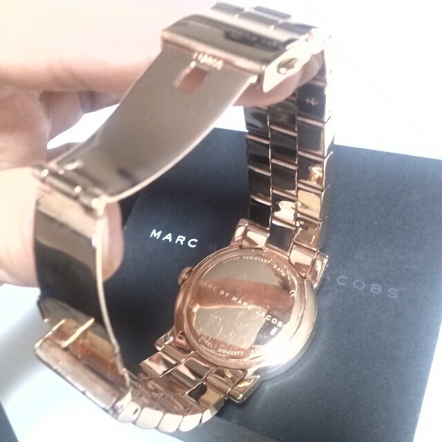 MARC JACOBS(マークジェイコブス)のピンクゴールド腕時計 レディースのファッション小物(腕時計)の商品写真