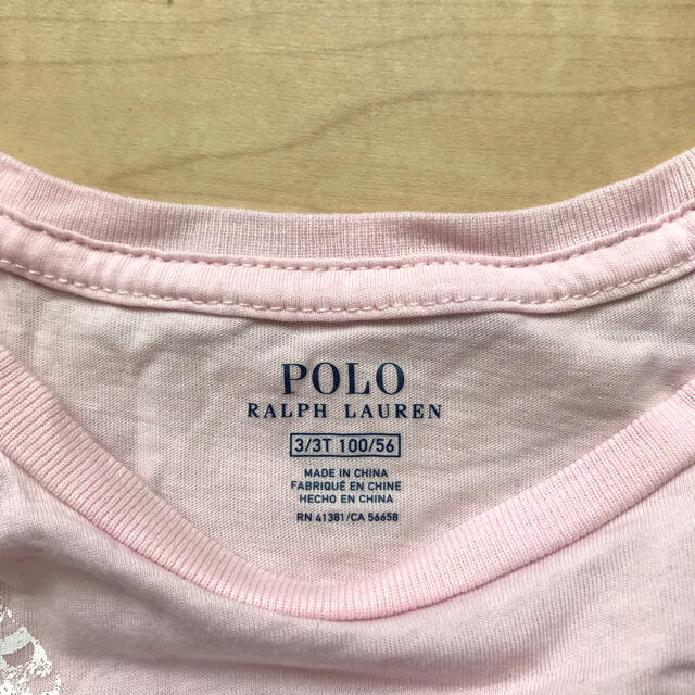 Ralph Lauren(ラルフローレン)のラルフローレン/ プリントTシャツ　size100 女の子 キッズ/ベビー/マタニティのキッズ服女の子用(90cm~)(Tシャツ/カットソー)の商品写真