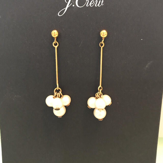 J.Crew(ジェイクルー)のjcrew デミファイン パールドロップピアス レディースのアクセサリー(ピアス)の商品写真