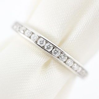 ティファニー(Tiffany & Co.)の＜TIFFANY&Co.＞ Pt950　ダイヤ　ハーフエタニティリング　#5.3(リング(指輪))