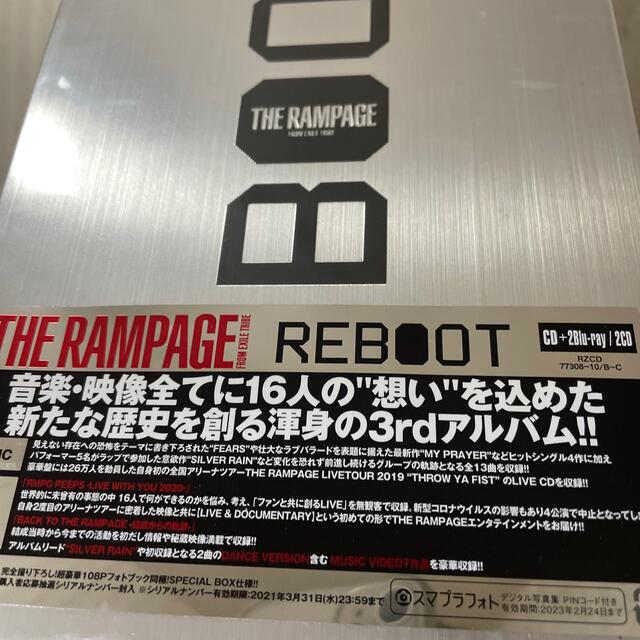THE RAMPAGE(ザランページ)のTHE RAMPAGE「REBOOT」（豪華盤/Blu-ray Disc2枚付） エンタメ/ホビーのCD(ポップス/ロック(邦楽))の商品写真