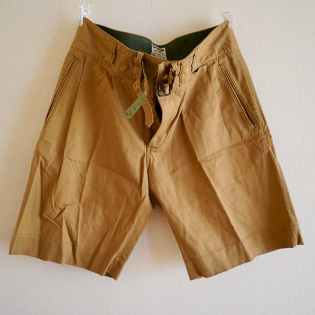 約38cm ベルトループnigel cabourn Indian Khaki Drill short