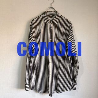 コモリ(COMOLI)のコモリ 長袖ストライプシャツ comoli 3 ギャルソン マルジェラ ダイリク(シャツ)