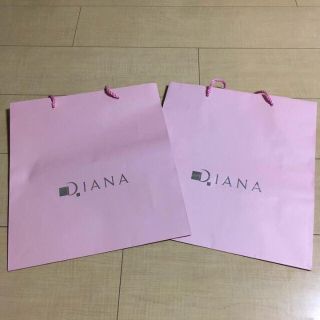 ダイアナ(DIANA)のダイアナ ショッパー ２枚セット(ショップ袋)