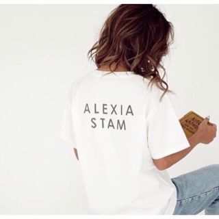 新品 ALEXIA STAM  アリシアスタン ロゴ入りTシャツ 白 他