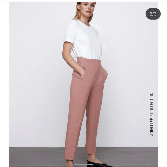 ZARA(ザラ)のZARA ハイウエストパンツ レディースのパンツ(その他)の商品写真